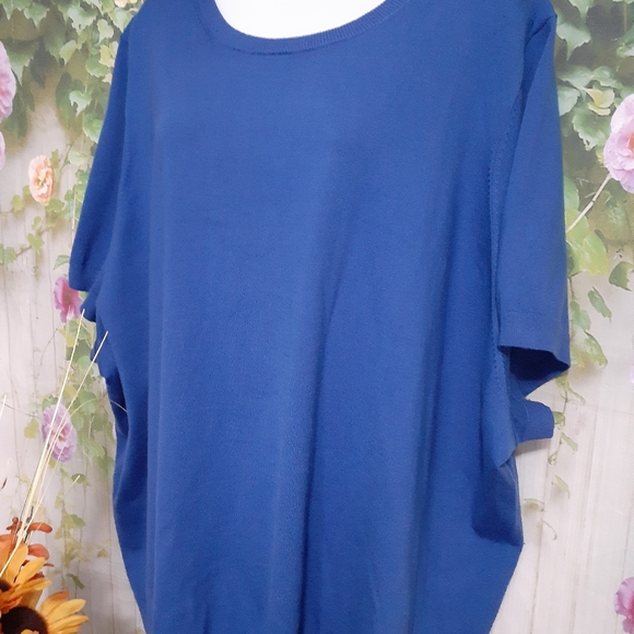 Womens Lands' End Short Sleeve Performance Sweater - Picture 3 of 5